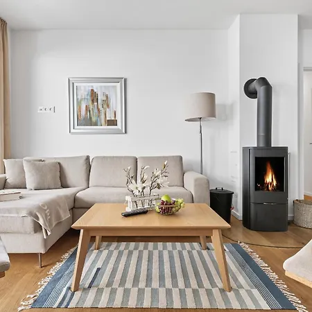 Apartment Ocean Heart- 1og, Balkon, Kamin